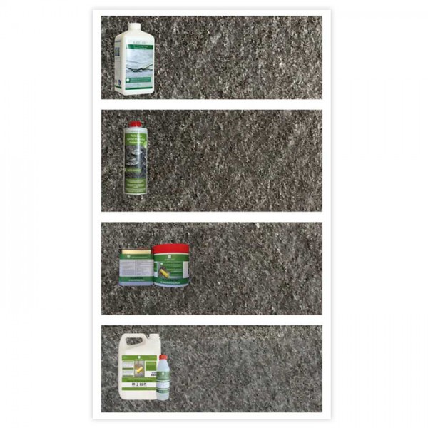 Musterblatt Galaxy Black A3 - versiegelt